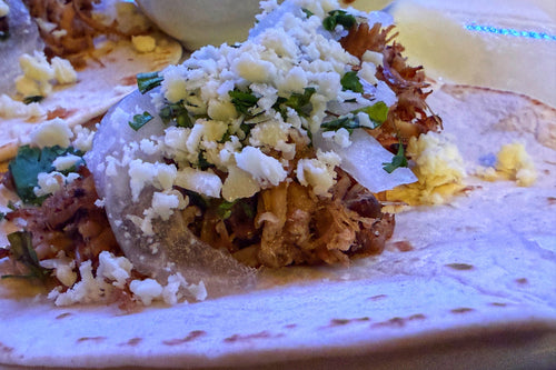 Crispy Pork Carnitas Street Tacos