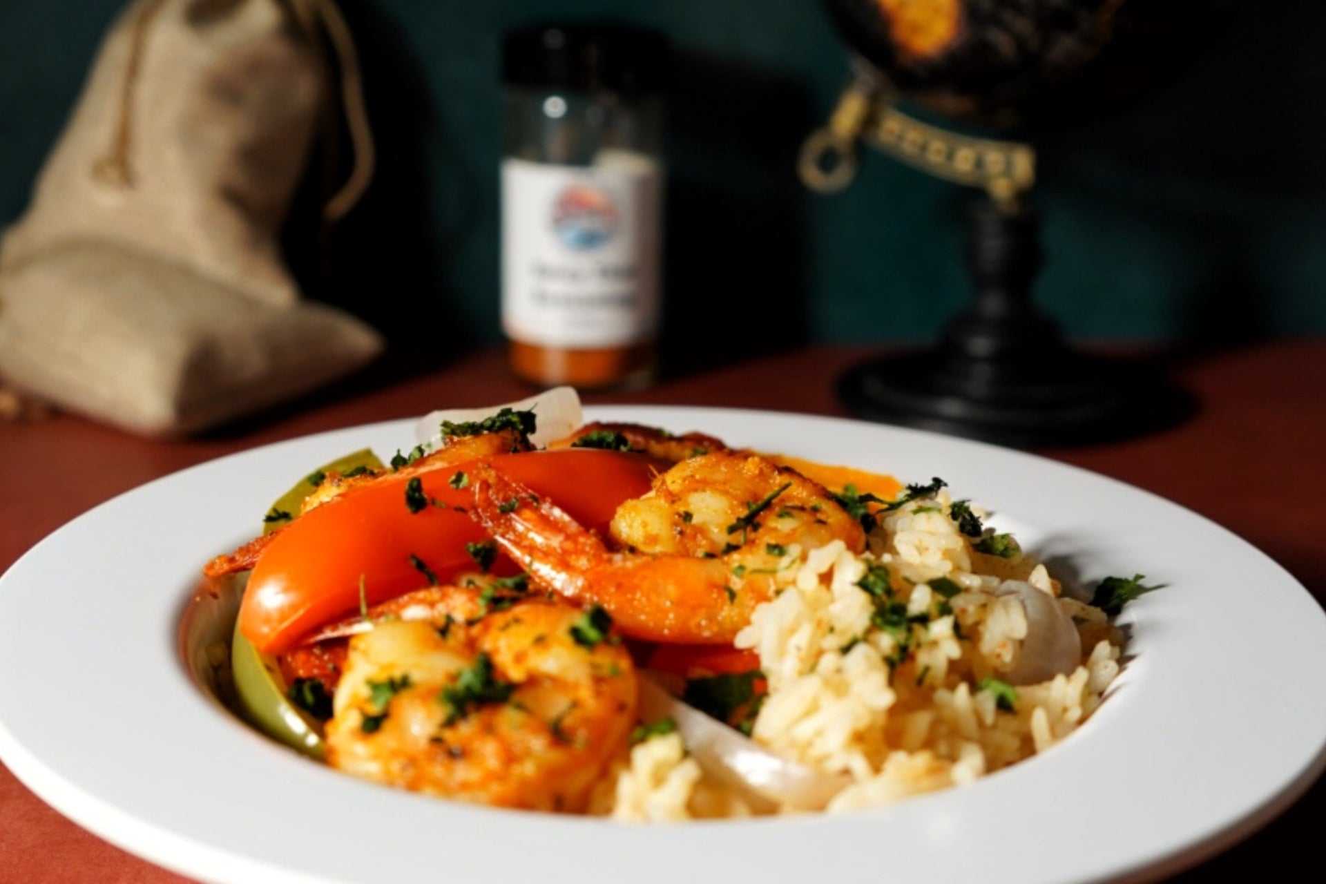 Spicy Thai Shrimp and Rice Bowl