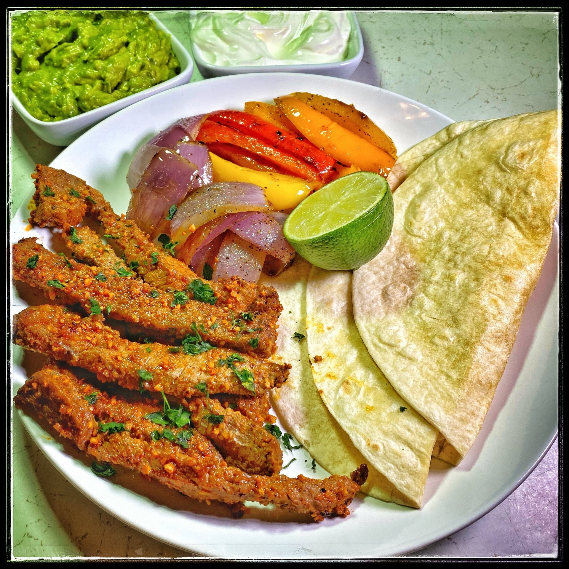 Citrus Steak Fajitas