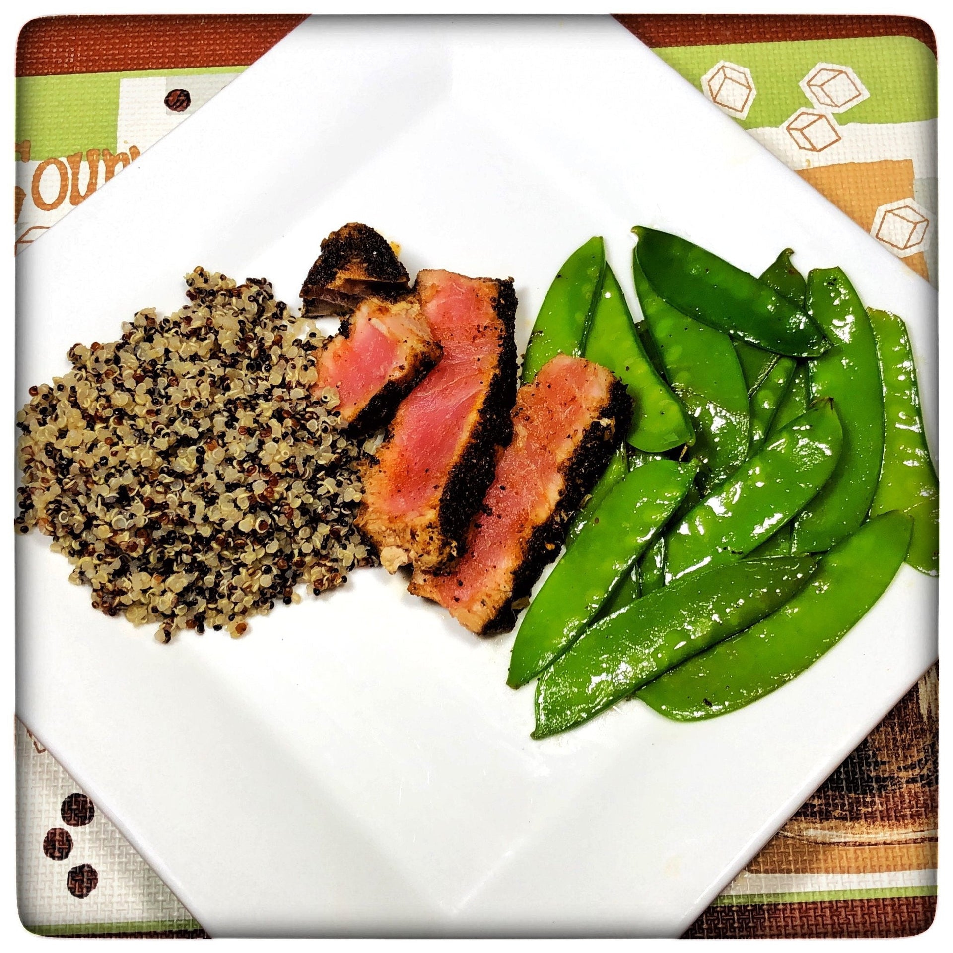 Espresso Rubbed Tuna Steaks