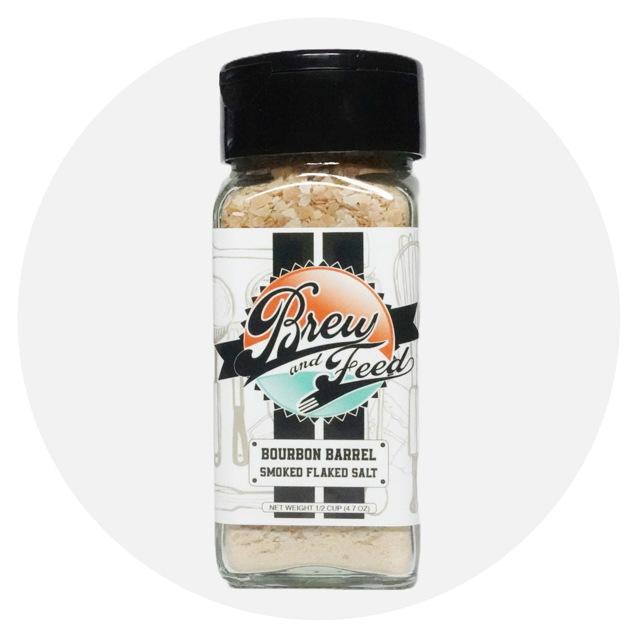 Bourbon Barrel Smoked Flaked Salt