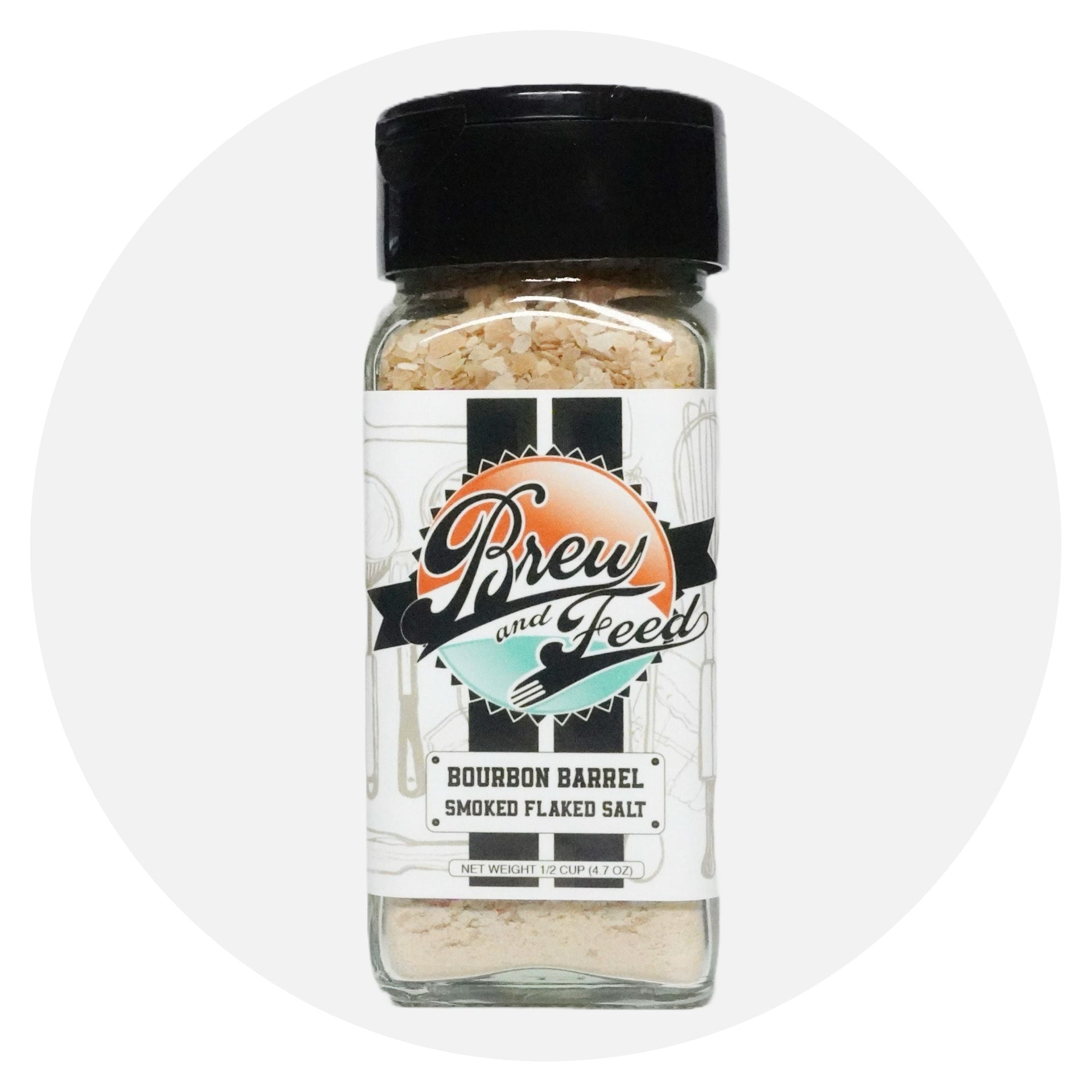 Bourbon Barrel Smoked Flaked Salt