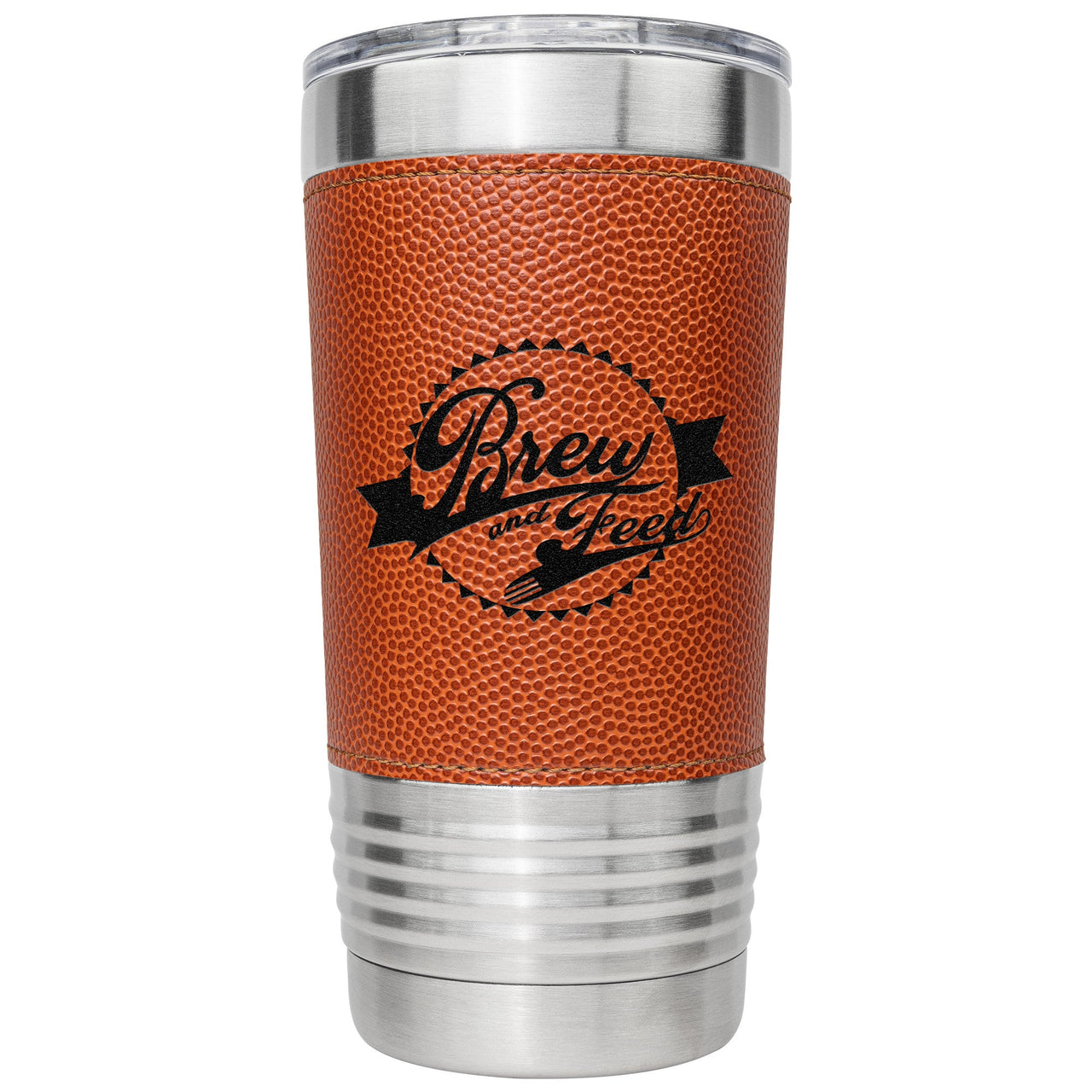 Brew and Feed Basketball Tumbler