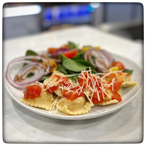 Homemade Sausage and Cheese Ravioli