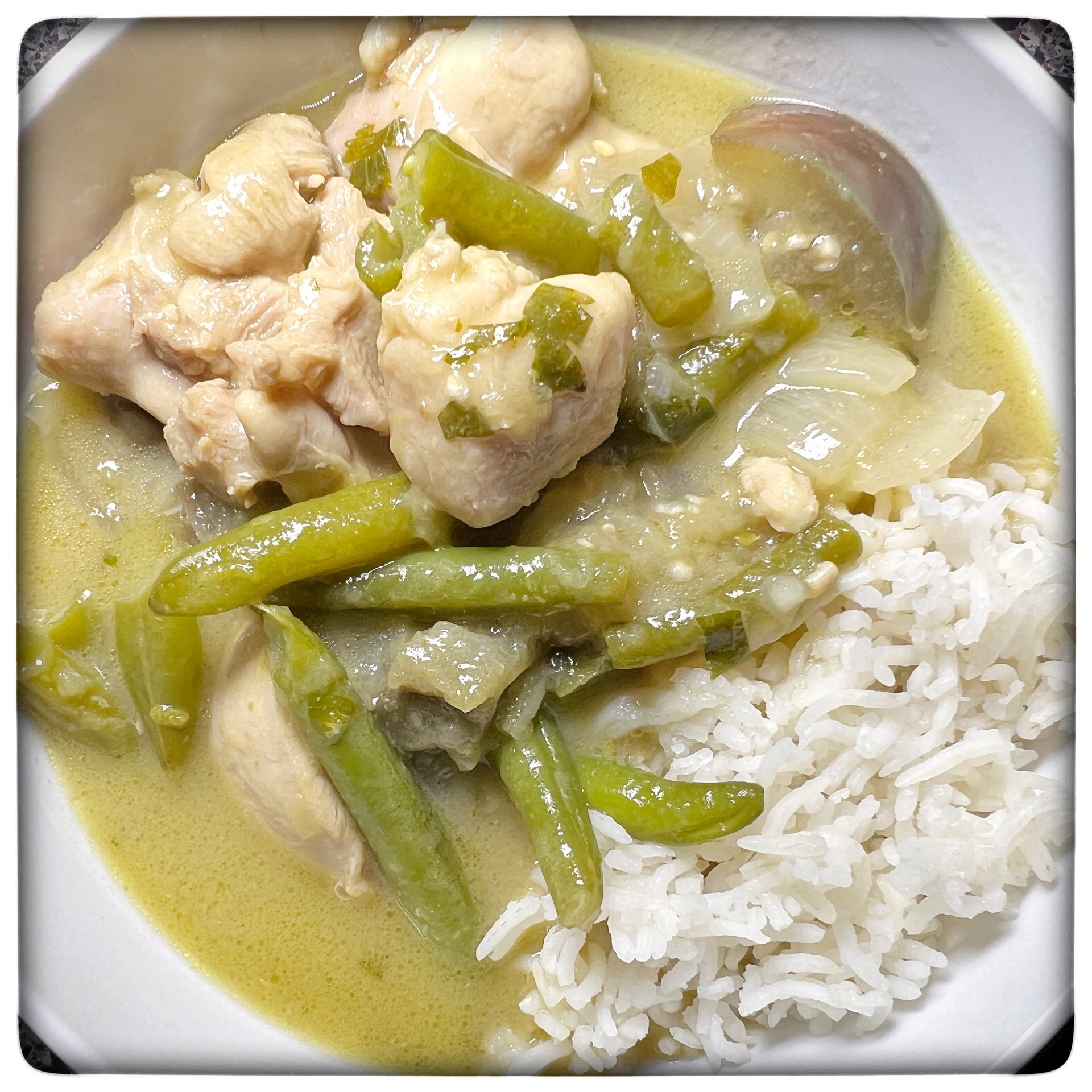 Thai Green Chicken and Eggplant Curry