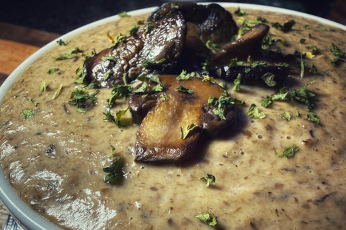 Steakhouse Cream of Mushroom Soup