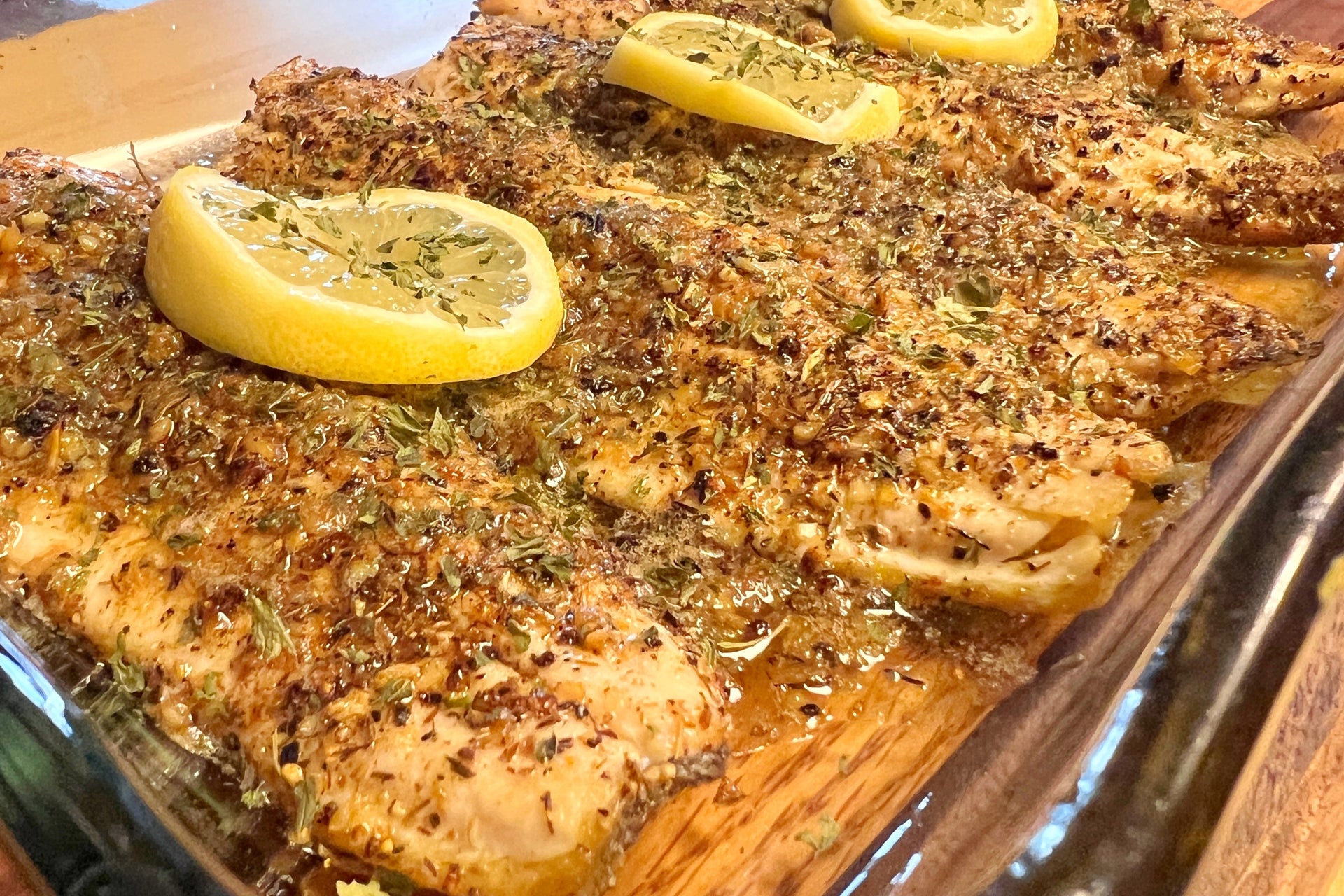 Pan-Seared Rainbow Trout with Lemon Butter Sauce
