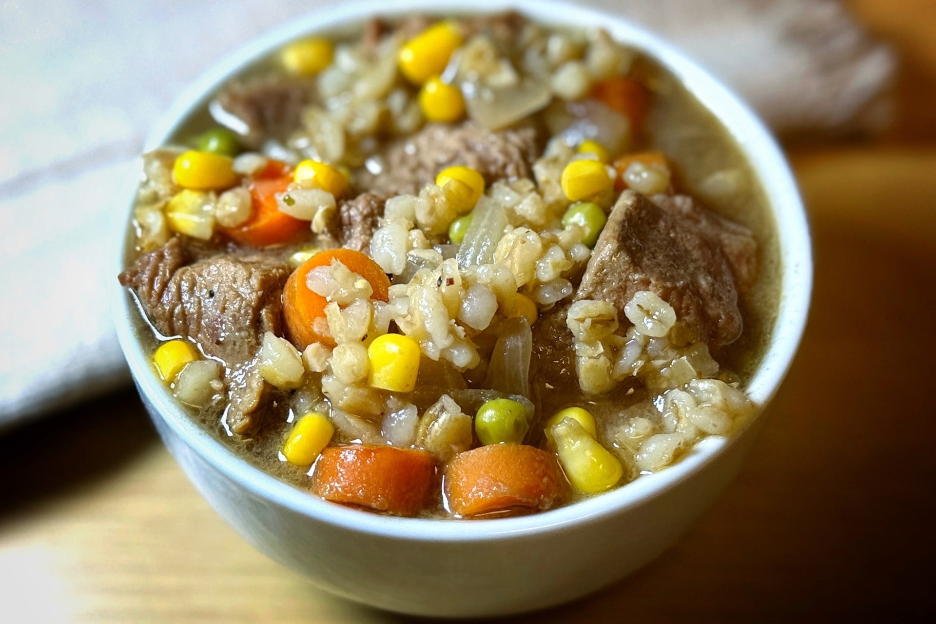 Slow-Cooker Beef and Barley Soup