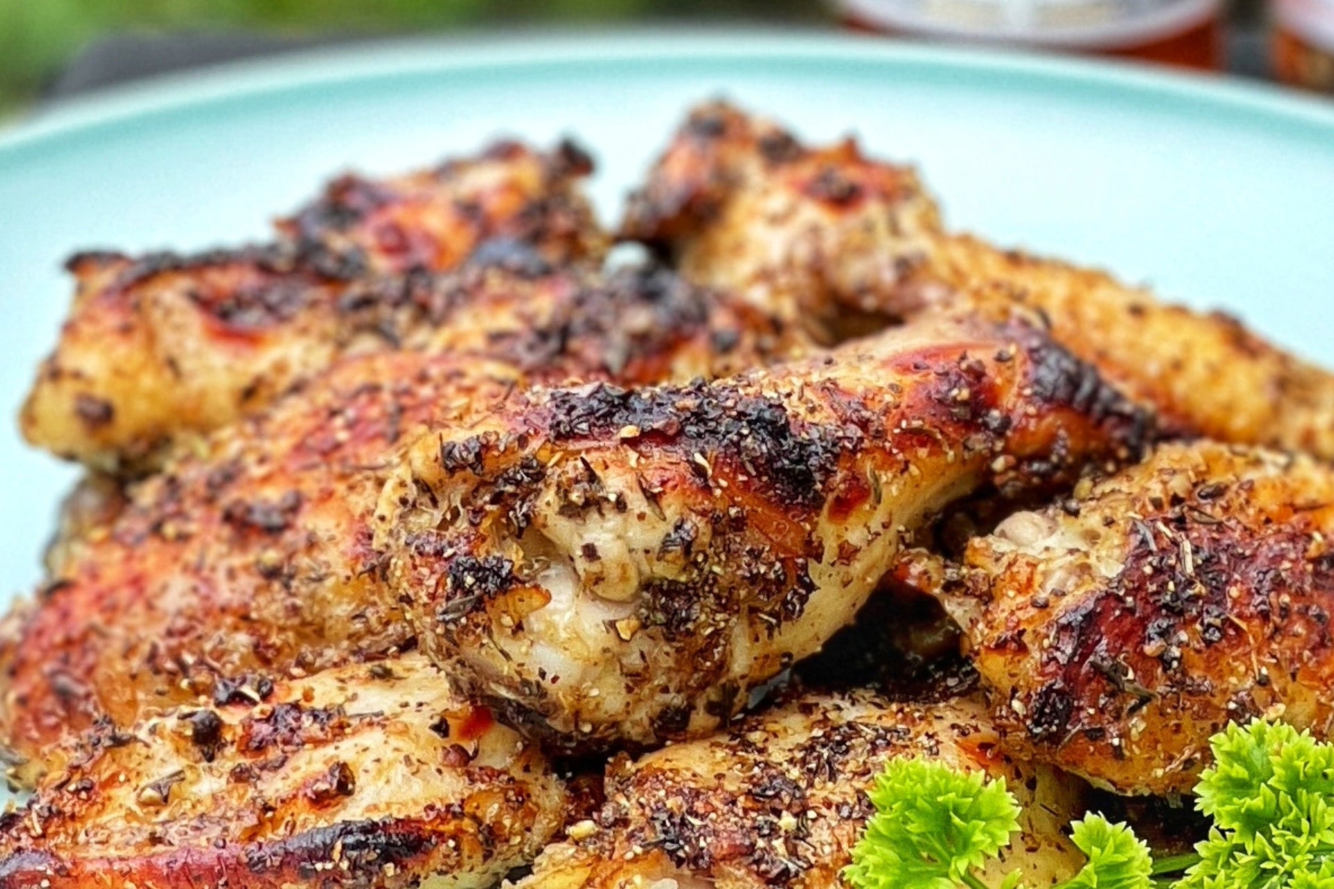Baked Lemon Pepper & Honey Wings
