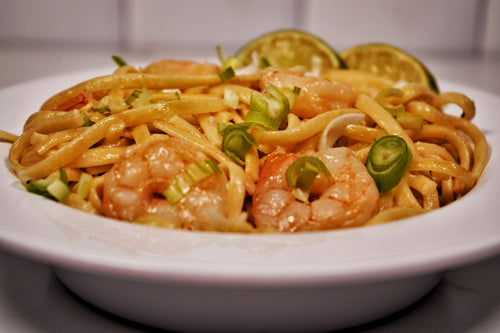 Citrus Ginger Stir Fry Linguine