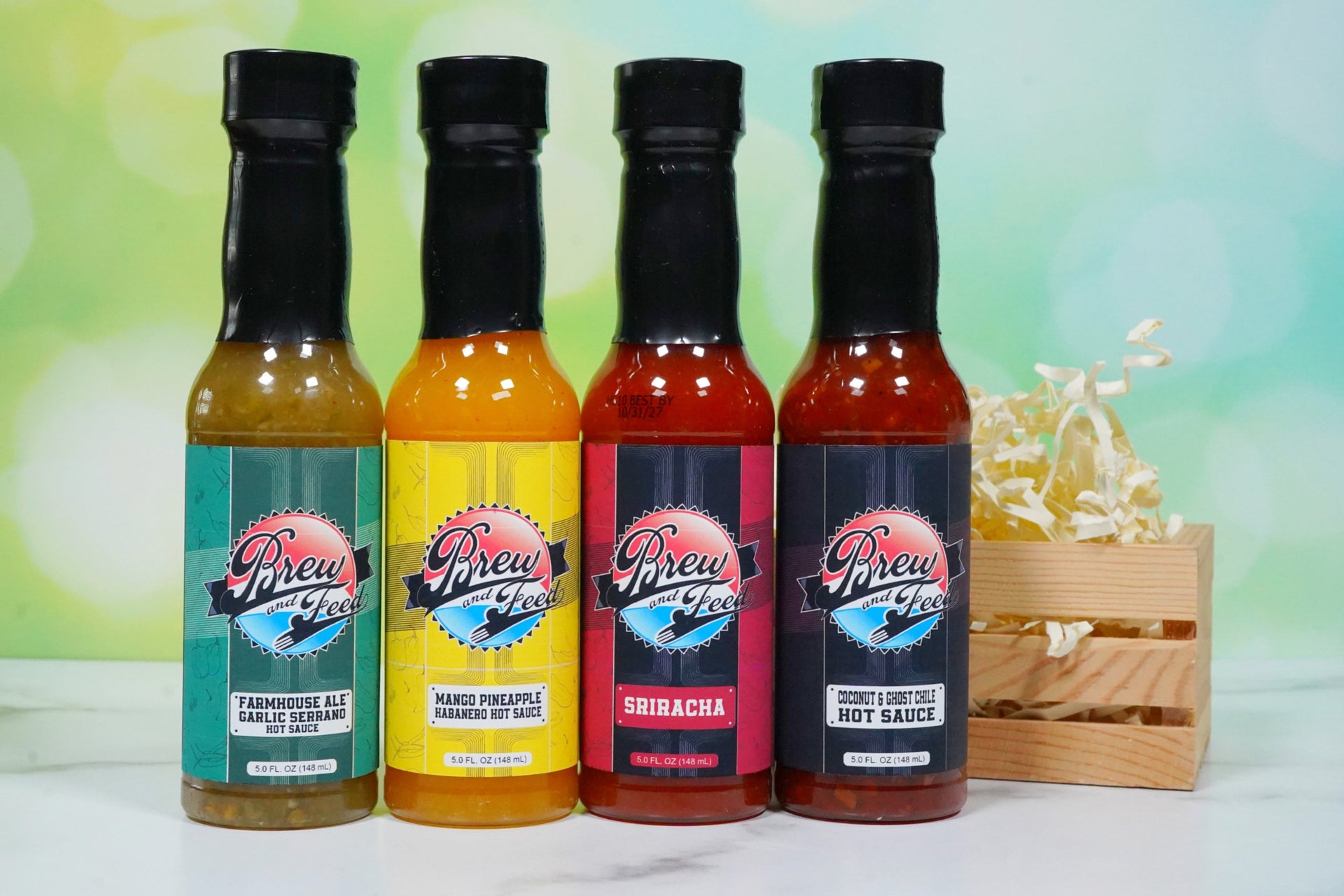 Brew and Feed Re-Releases Signature Hot Sauces with Bold New Branding