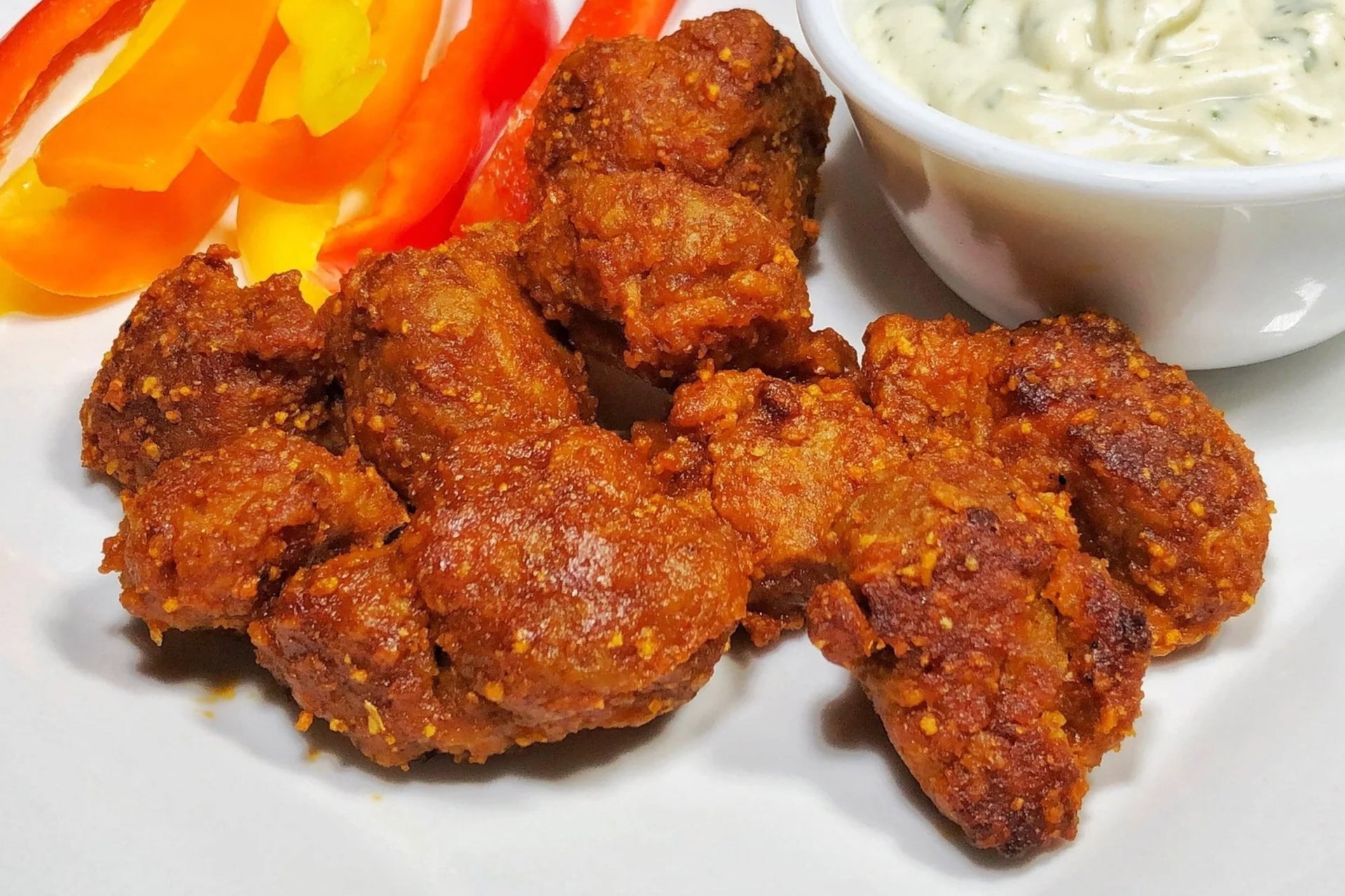 Spicy Honey Habanero Vegetarian Wings