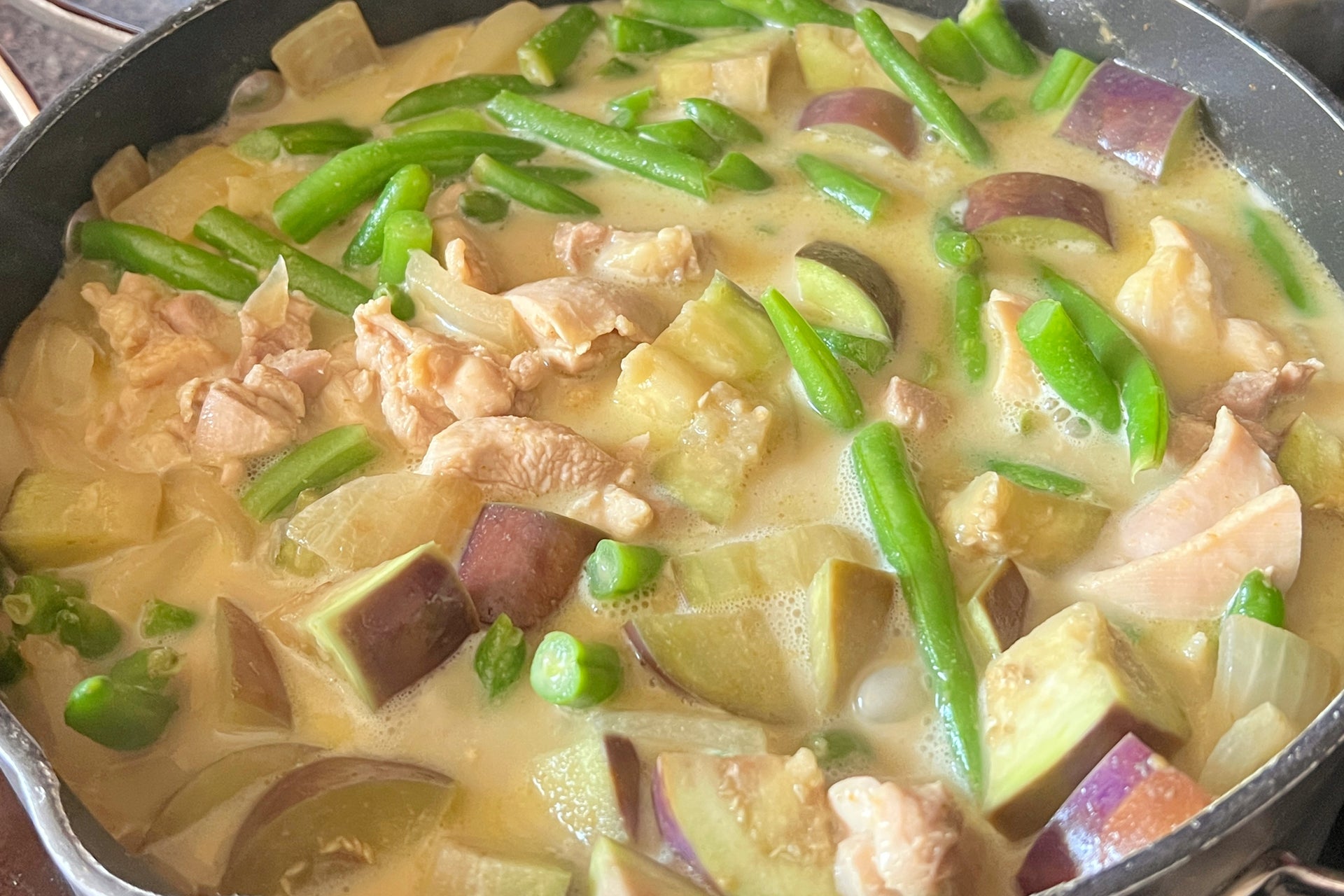 Thai Green Chicken and Eggplant Curry