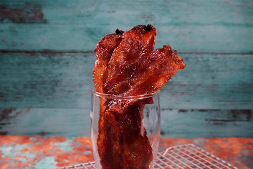 Candied Pumpkin Pie Spiced Bacon