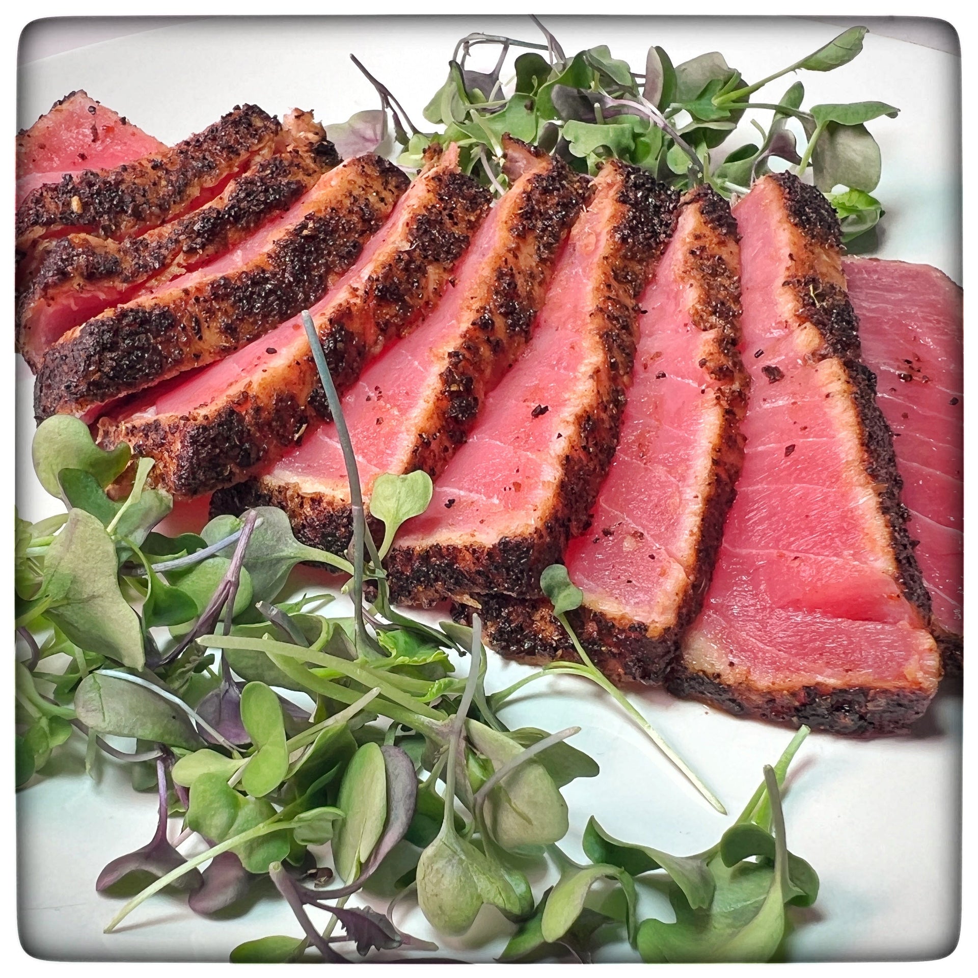 Espresso Rubbed Tuna Steaks