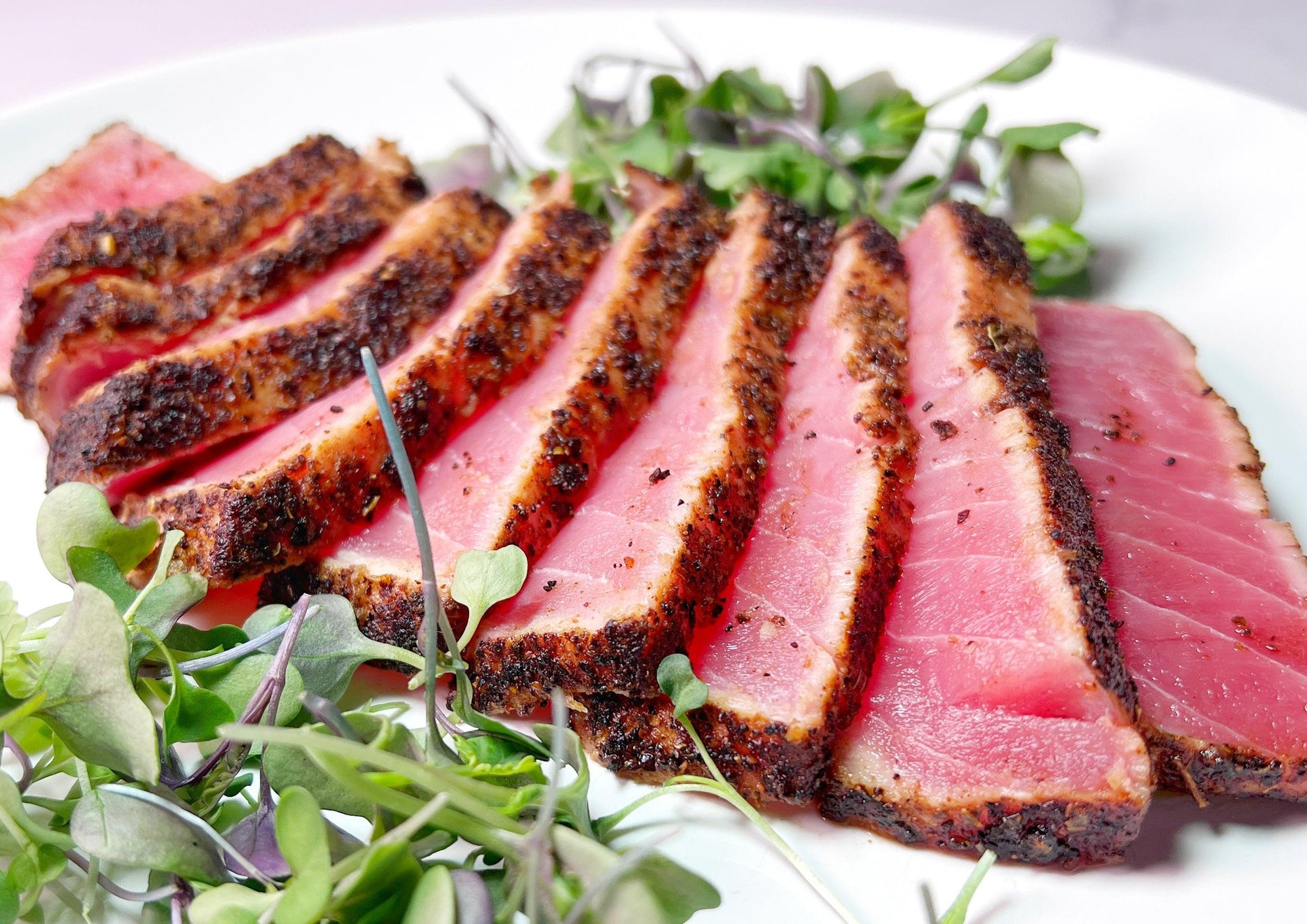 Espresso Rubbed Tuna Steaks