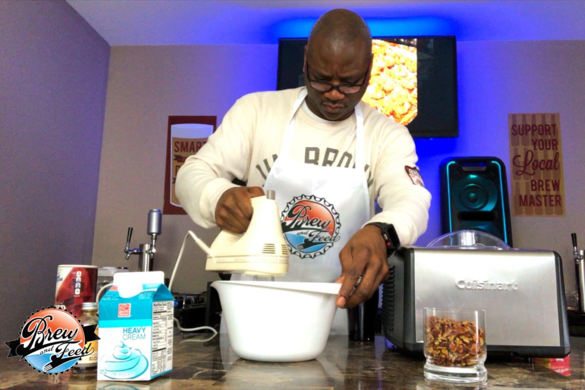 Homemade Butter Pecan Ice Cream