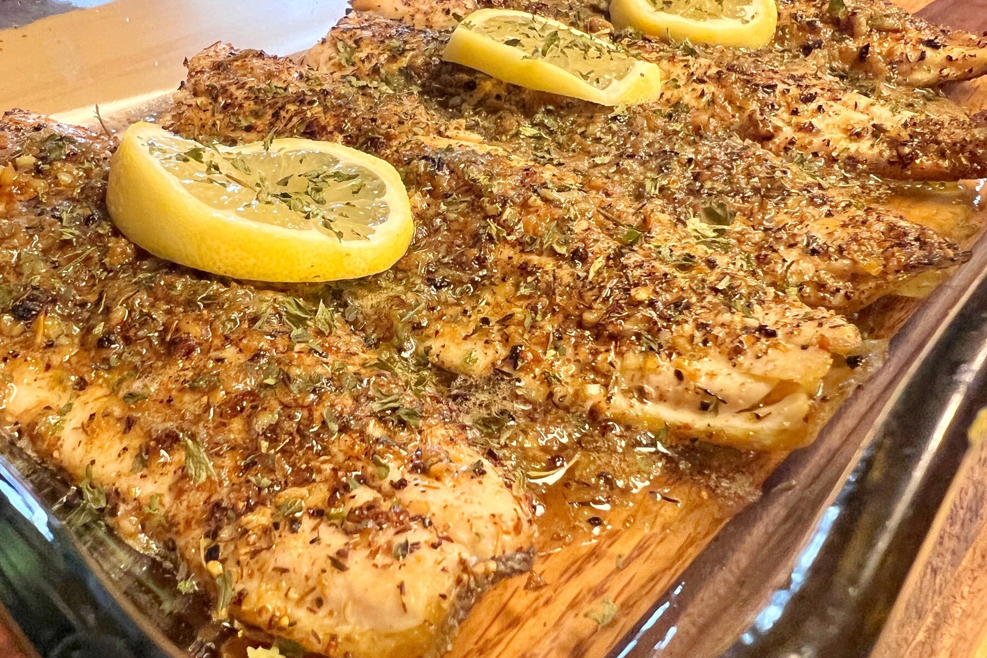 Pan-Seared Rainbow Trout with Lemon Butter Sauce