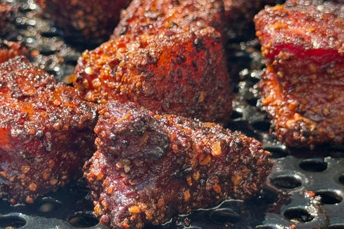 Smokey and Savory Pork Belly Burnt Ends