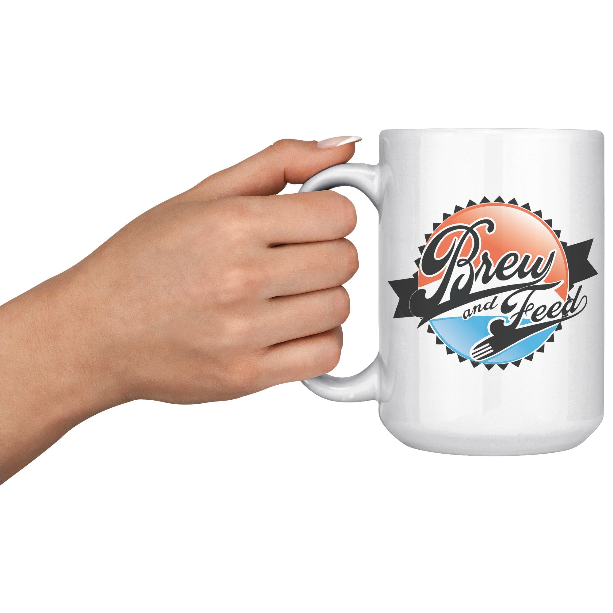 Brew and Feed 15oz Mug