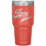 Brew and Feed 30 Ounce Vacuum Tumbler - Coral