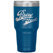 Brew and Feed 30 Ounce Vacuum Tumbler - Blue