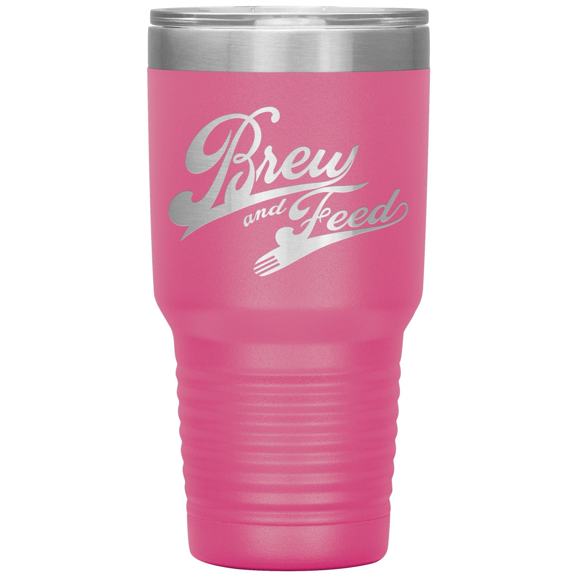 Brew and Feed 30 Ounce Vacuum Tumbler - Pink