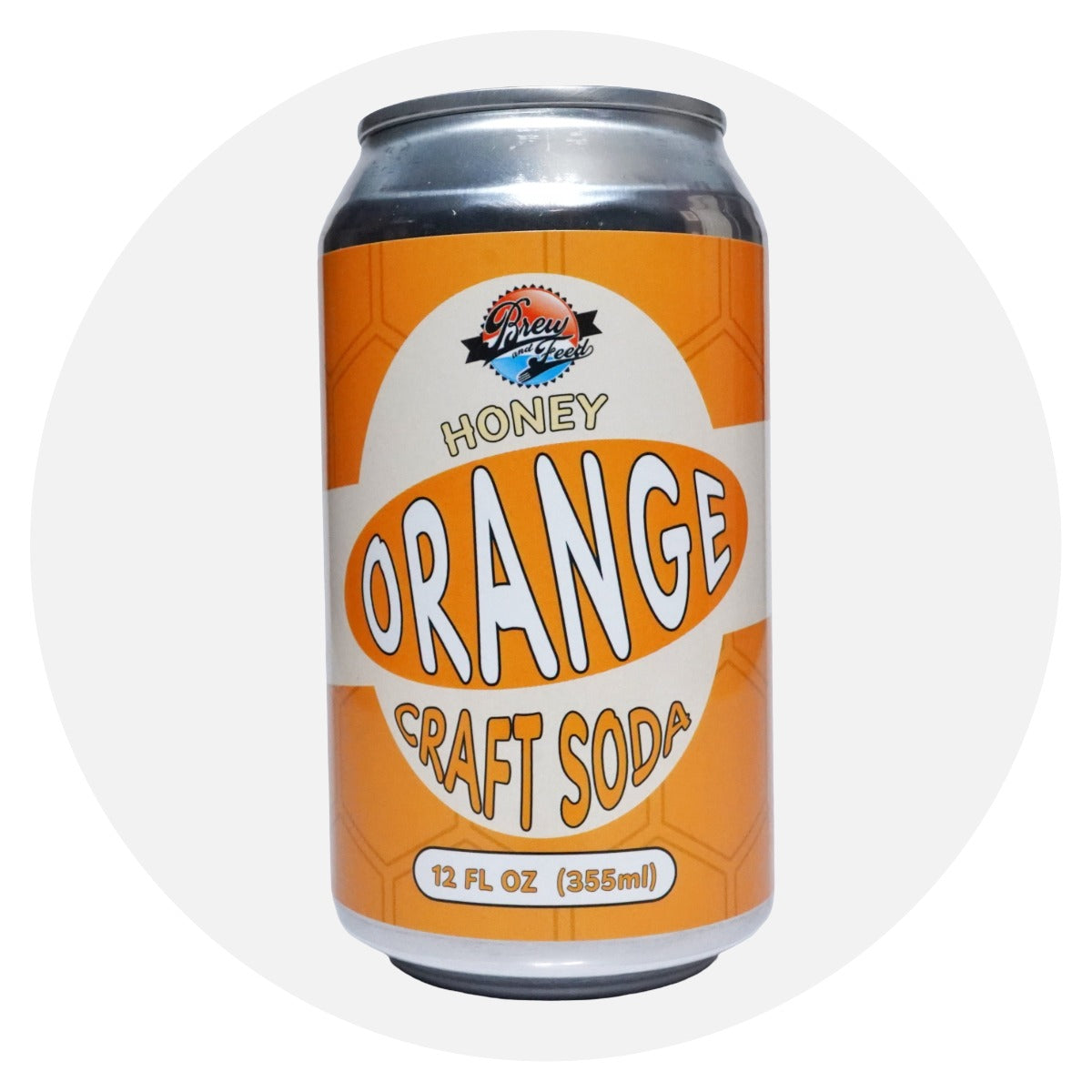 Honey Orange Craft Soda Pop 4pk