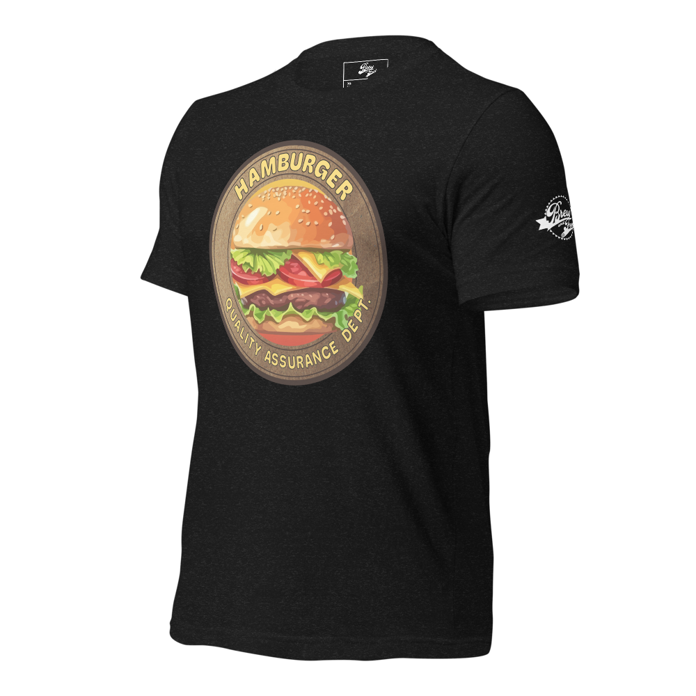 Hamburger Quality Assurance Dept. Official T-Shirt