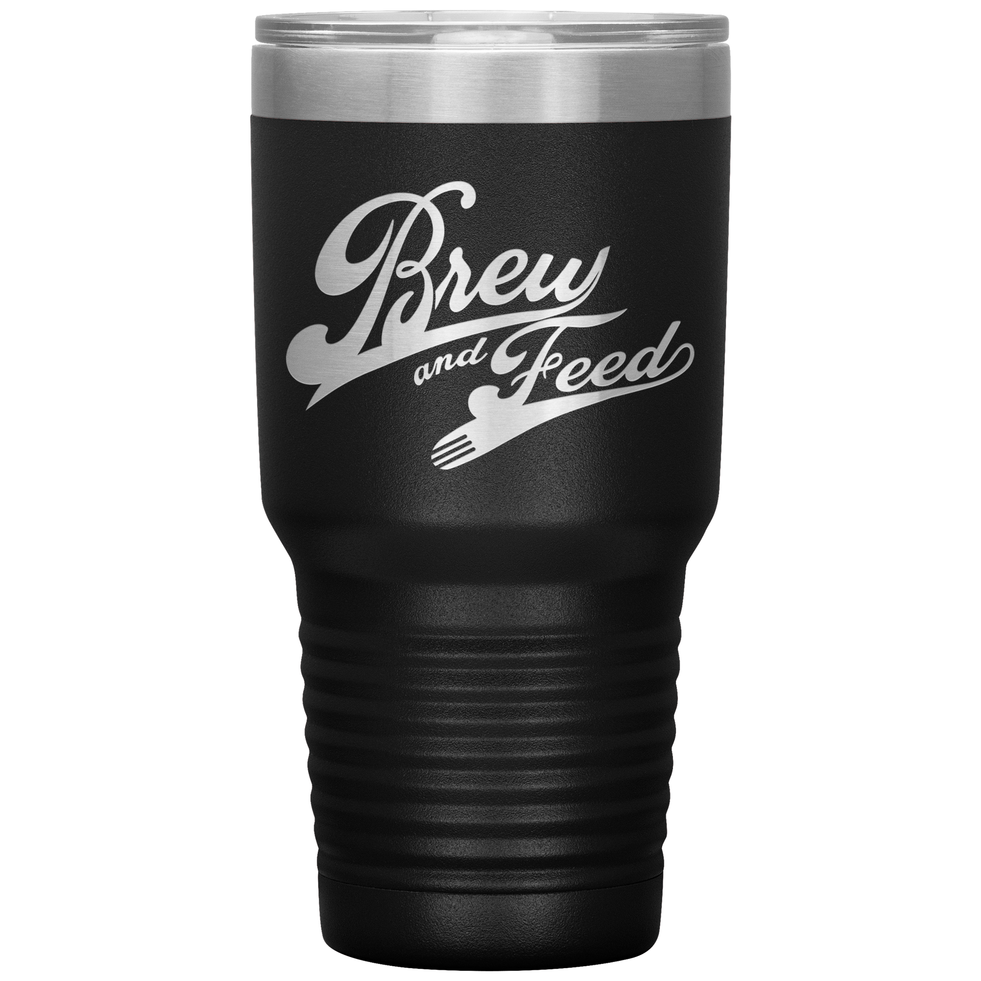Brew and Feed 30 Ounce Vacuum Tumbler - Black