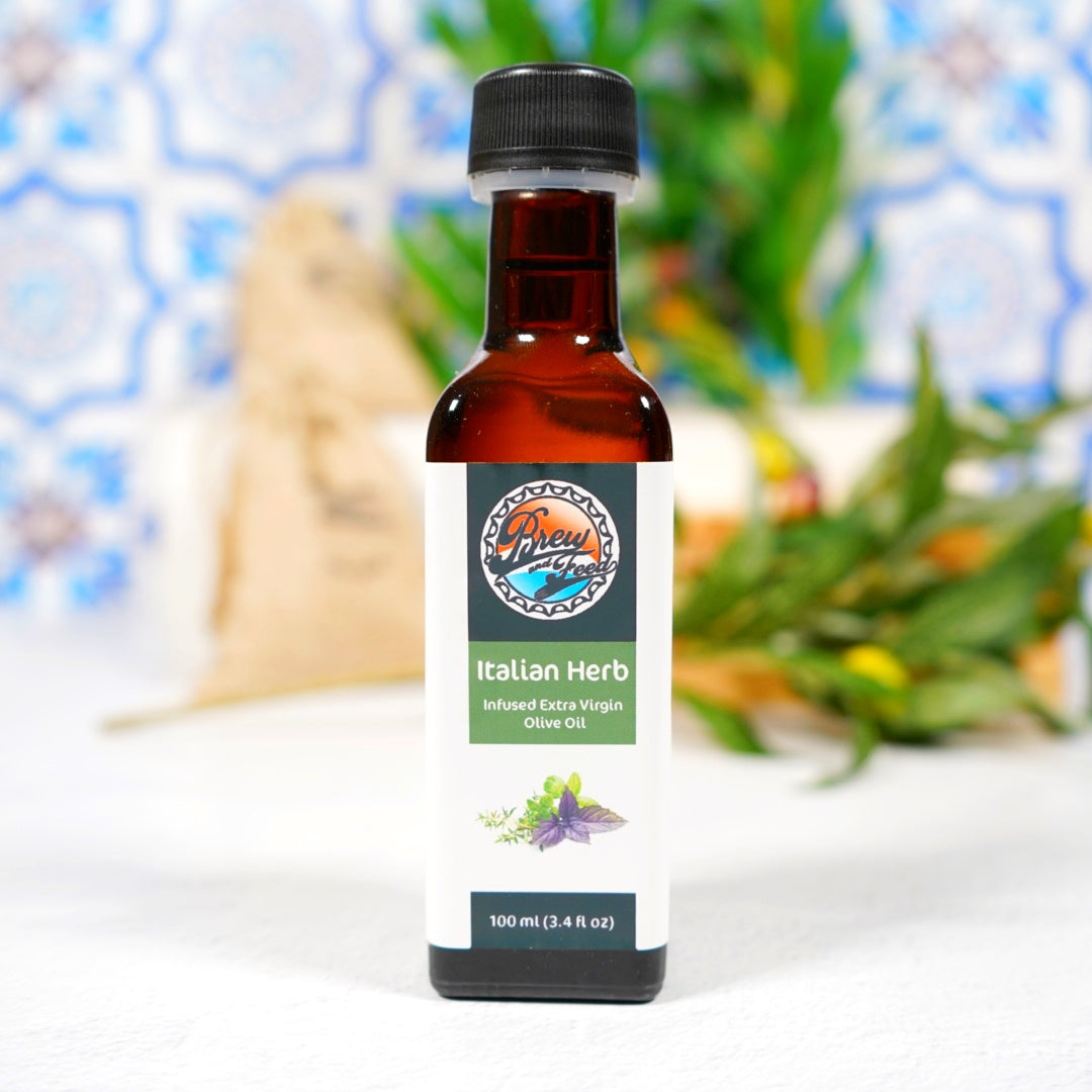 Italian Herb Extra Virgin Olive Oil (100 ml / 3.38 OZ)