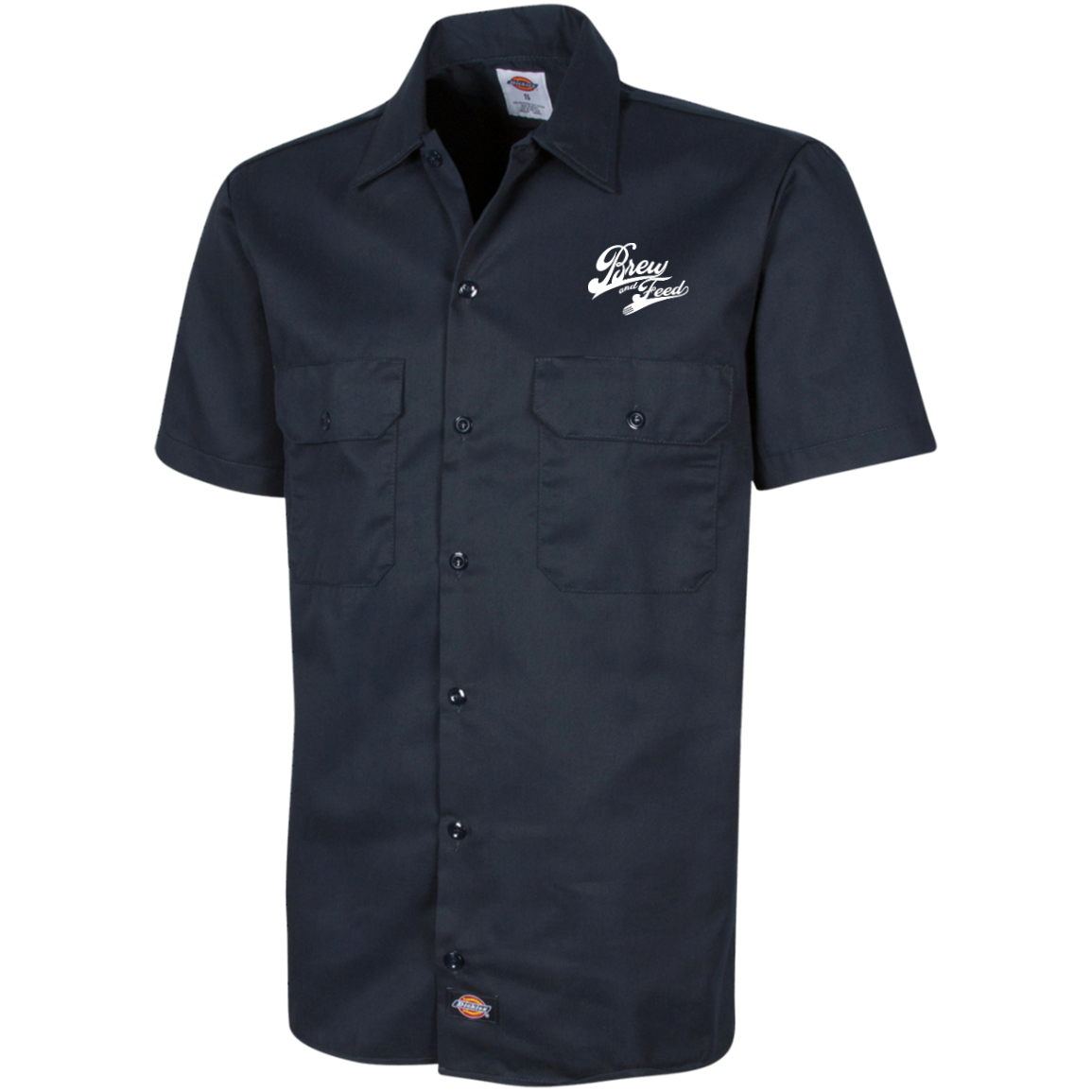 Brew and Feed Brewhouse Work Shirt - Dark Navy / S - Dark Navy / M - Dark Navy / L - Dark Navy / XL - Dark Navy / 2XL - Dark Navy / 3XL