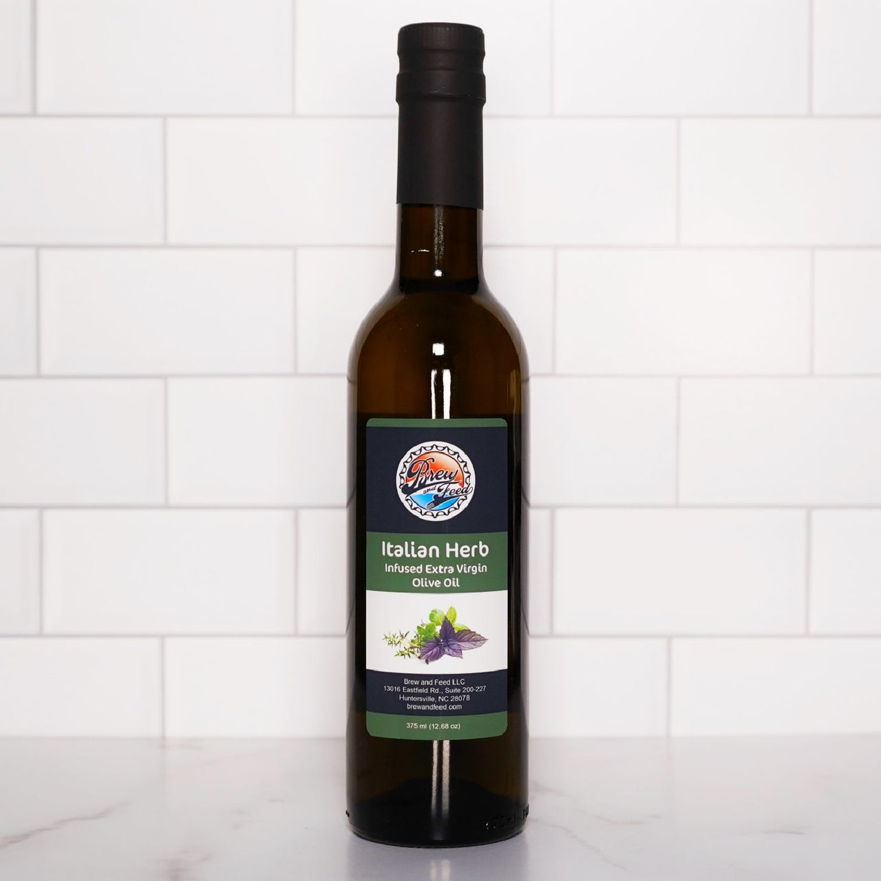 Italian Herb Extra Virgin Olive Oil (375 ml / 12.68 OZ)