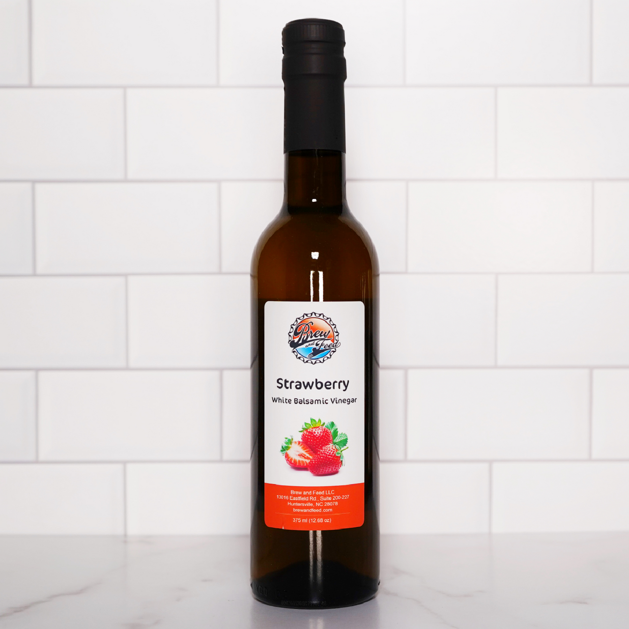 Strawberry White Balsamic Vinegar (375 ml / 12.68 OZ)