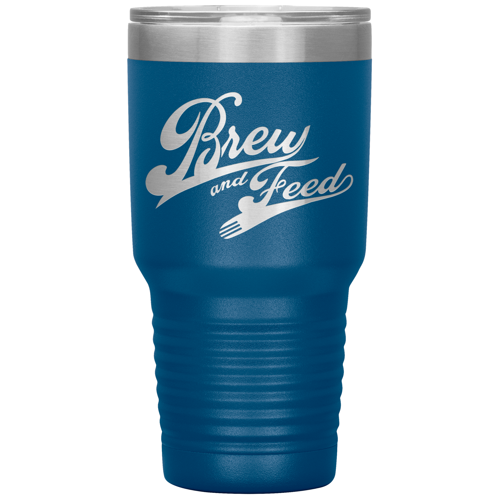 Brew and Feed 30 Ounce Vacuum Tumbler - Blue