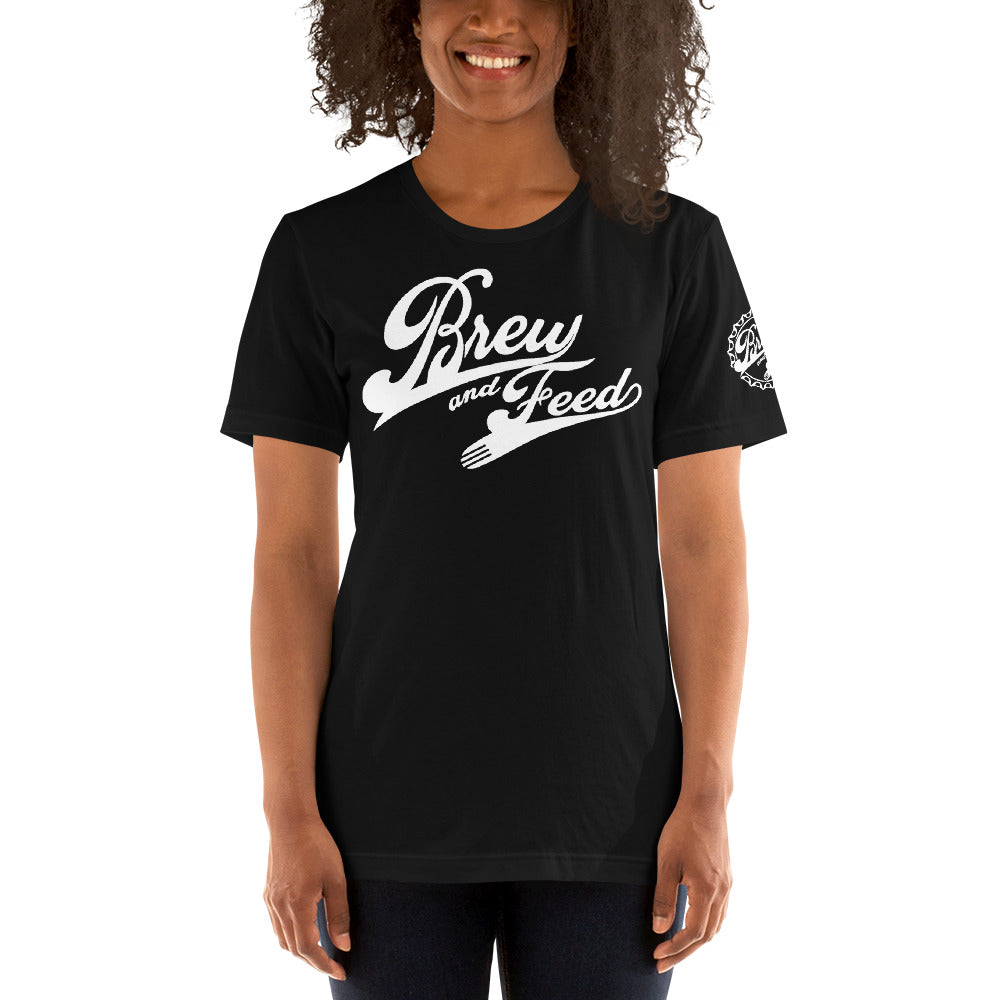 Brew and Feed Script Tee